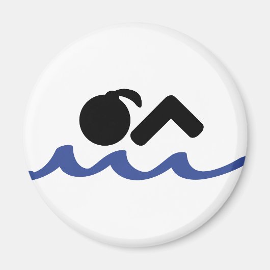 スイミングガール マグネット (正面)