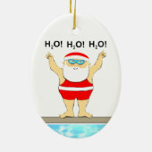 スイミングキープセラミックオーナメント セラミックオーナメント (裏面)