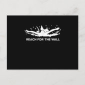 スイミングギフトおもしろい泳ぐ人スポーツスイムチーム インビテーションポストカード (正面)