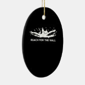 スイミングギフトおもしろい泳ぐ人スポーツスイムチーム セラミックオーナメント (右)