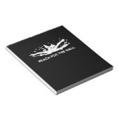 スイミングギフトおもしろい泳ぐ人スポーツスイムチーム ノートパッド (アングル)