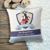 スイミングクパーソナライズされたラブクレストカワイペンギンキッズ クッション