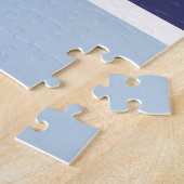 スイミングクパーソナライズされたラブクレストカワイペンギンキッズ ジグソーパズル (側面)