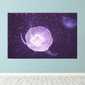 スイミングクラゲ キャンバスプリント (インサイチュ (ウッドフロア))