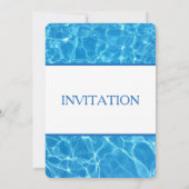 スイミングクラブブループールウォーターアワード招待状 招待状 (裏面)