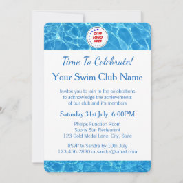 スイミングクラブブループールウォーターアワード招待状 招待状