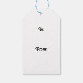 スイミングクリスマスギフトタグ ギフトタグ (裏面)