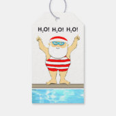 スイミングクリスマス ギフトタグ (裏面)