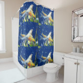 スイミングコイオンブルー シャワーカーテン (インサイチュ)