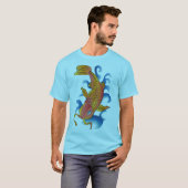 スイミングコイフィッシュイラストレーション Tシャツ (正面フル)