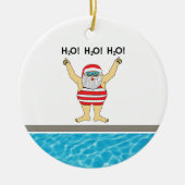 スイミングコレクション – クリスオーナメント セラミックオーナメント (正面)