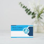 スイミングコーチインストラクター 名刺 (スタンド正面)