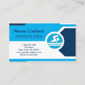 スイミングコーチインストラクター 名刺 (裏面)