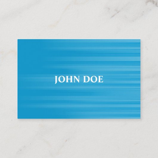 スイミングコーチブルーウォーター背景モノグラム 名刺 (裏面)