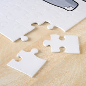 スイミングゴーグル付き海馬 ジグソーパズル (側面)