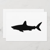 スイミングサメ 招待状 (正面/裏面)