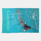 スイミングサンダー_コーブ キッチンタオル (横)