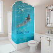 スイミングサンダー_コーブ シャワーカーテン (インサイチュ)