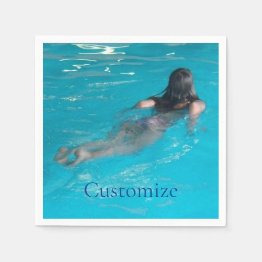 スイミングサンダー_コーブ スタンダードカクテルナプキン (正面)