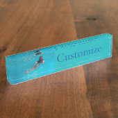 スイミングサンダー_コーブ デスクネームプレート (側面)