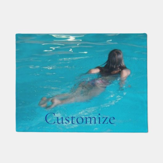 スイミングサンダー_コーブ ドアマット (正面)