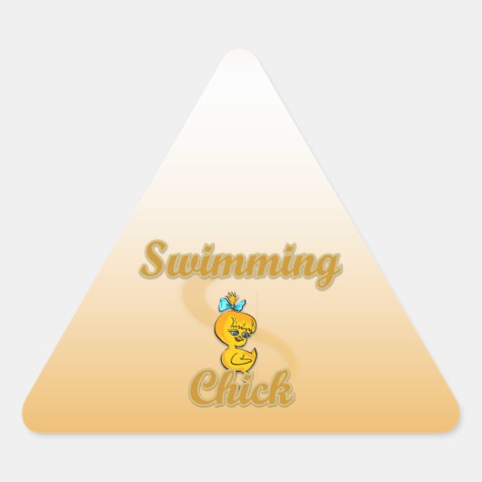 スイミングシック 三角形シール (正面)