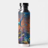 スイミングシャークin海 ウォーターボトル (右面)