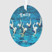 スイミングシンクロナイズドコレクション2025 オーナメント (正面)