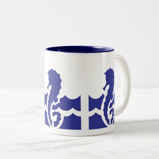 スイミングシーホースシーショアマグ ツートーンマグカップ (正面右)