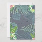 スイミングスイーツパーム離れズプールバチェロレッテ 招待状 (裏面)