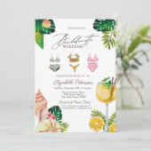 スイミングスイーツリーフカクテルバチェロレッテ 招待状 (スタンド正面)