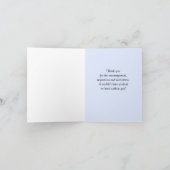 スイミングスポーツコーチサンキューカード サンキューカード (内部)