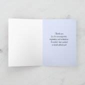 スイミングスポーツコーチサンキューカード サンキューカード (内部)