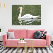 スイミングスワン キャンバスプリント (インサイチュ (リビング))