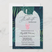 スイミングスーツパーム離れバチェロレッテ 招待状 (正面)