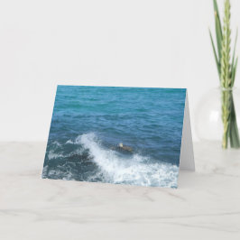 スイミングタートグリーティングカード(勇気付けられる) カード