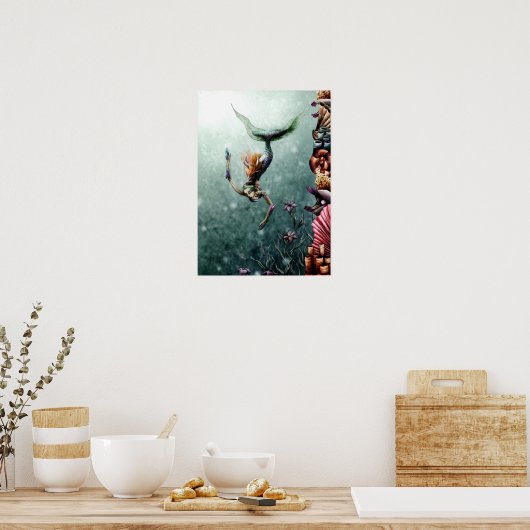 スイミングダウン ポスター (キッチン)