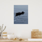 スイミングダックインレイク感動的引用文 ポスター (キッチン)