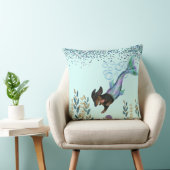 スイミングダッシュントマーメイドテール装飾用クッション クッション (椅子)