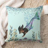 スイミングダッシュントマーメイドテール装飾用クッション クッション (ブランケット)