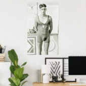 スイミングチャンピオン， 1920s ポスター (ホームオフィス)