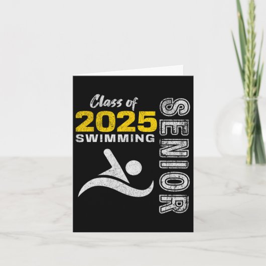 スイミングチームシニアCl Of 2025 – 卒業2025 カード (正面)