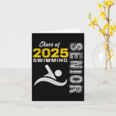スイミングチームシニアCl Of 2025 – 卒業2025 カード (黄色い花)