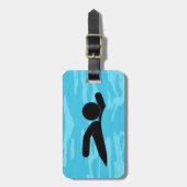 スイミングデザインラゲッジタグ ラゲッジタグ (正面縦)