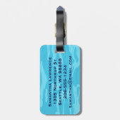 スイミングデザインラゲッジタグ ラゲッジタグ (裏面縦)