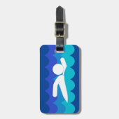 スイミングデザインラゲッジタグ ラゲッジタグ (正面縦)
