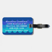 スイミングデザインラゲッジタグ ラゲッジタグ (裏面横)