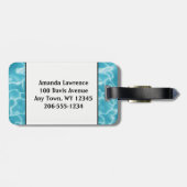 スイミングデザインラゲッジタグ ラゲッジタグ (裏面横)