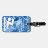 スイミングデザインラゲッジタグ ラゲッジタグ (正面横)
