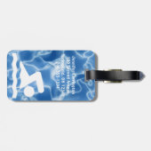 スイミングデザインラゲッジタグ ラゲッジタグ (裏面横)